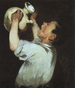 A boy with a pitcher 1862